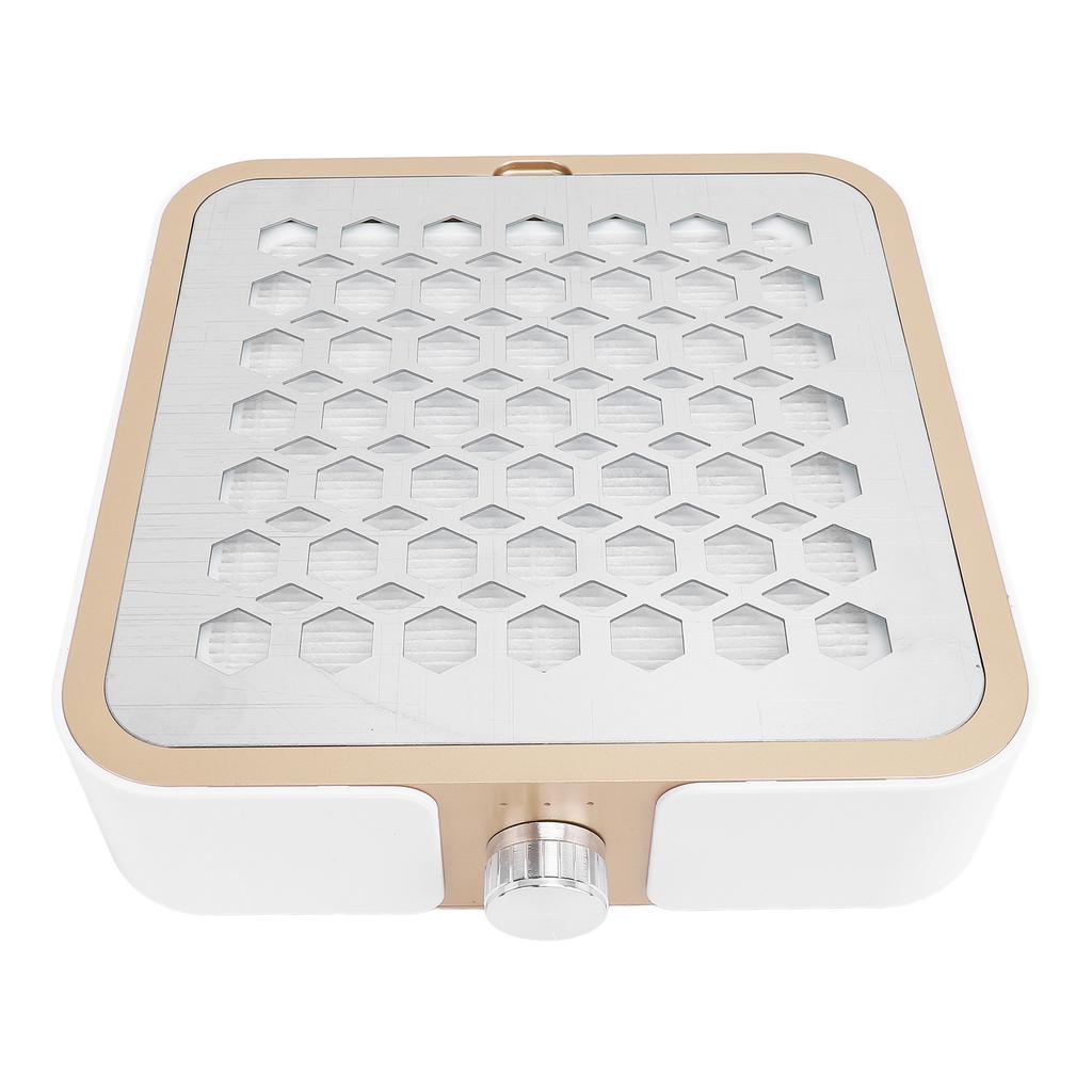 Nail Dust Collector Gold Charging Powerful Suction Brushless No Dust Separate Filter Nail Tech