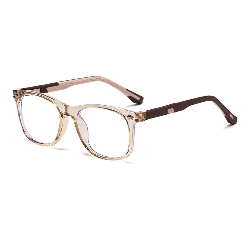 

Anti-Blue Children S Mirror Flat Light No Degree Square Frame Rice Nail Frame Glasses Cross Mirror Children S Glasses anti-blue light