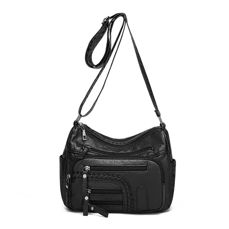Knitted Multi Compartment Large Capacity Shoulder Bag