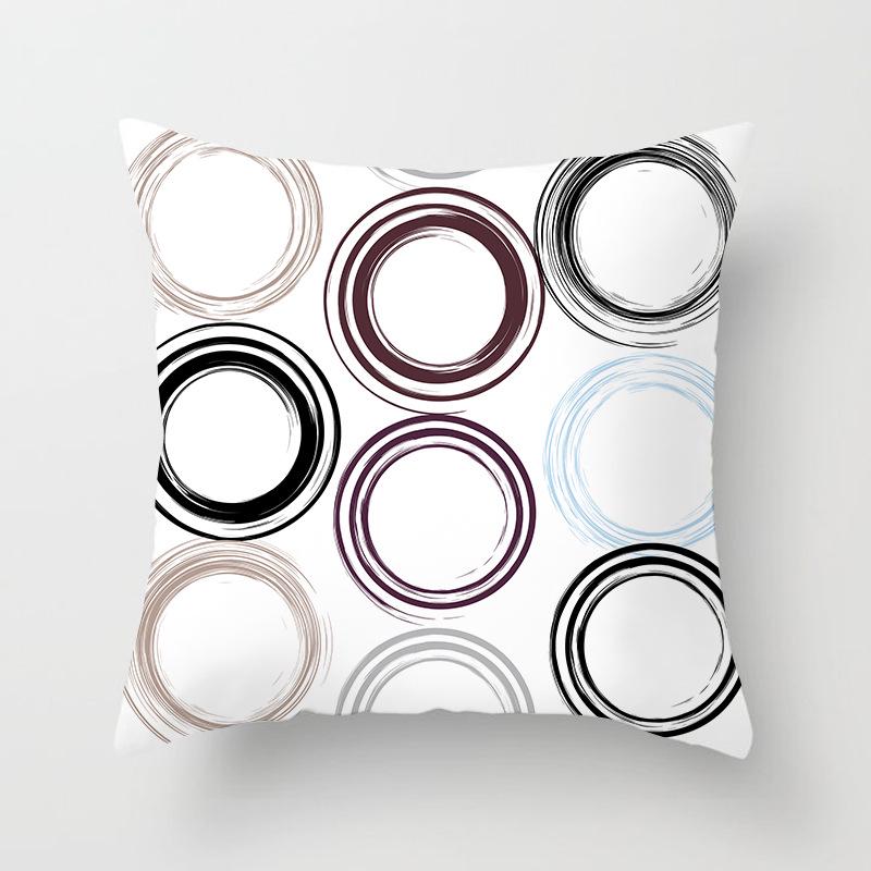 

Новая Геометрическая Подушка Чехол Главная Подушка Красный Диван Сиденье Декор Декоративный 40x40cm