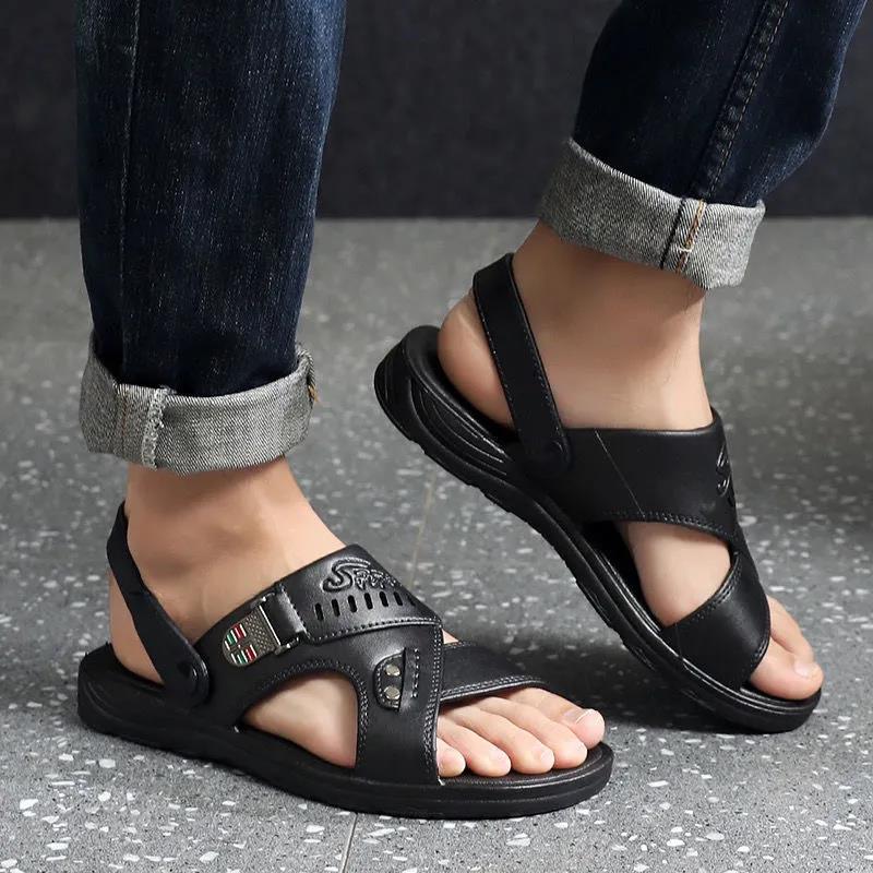 Sandalias antideslizantes de suela gruesa para hombre Sandalias frescas de  playa zapatos de playa casuales para hombre comprar a buen precio — entrega  gratuita, reseñas reales con fotos — Joom