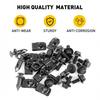 Car Engine Splash Shield Bumper Hardware Kit Body Bolt Screw Nut Clip Rivet 28Pc