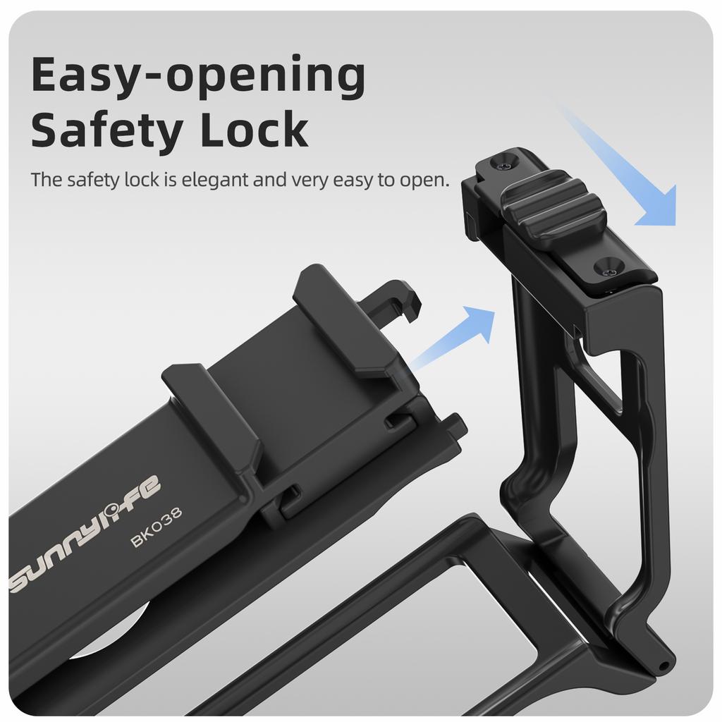 Action Camera Street Photography For DJI Action 1 Pro/Action 1/1 Shooting Hand Handle Grip Quick Release Mount/Protector Frame