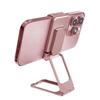 Back Clip Foldable Phone Holder Magnetic Metal Phone Support Adjustable Desktop Phone Bracket