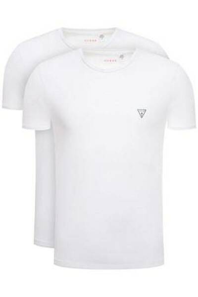 Guess Men's T-Shirts, 2 Pack, White, Size XXL