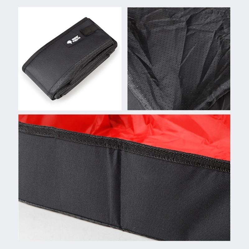 Travel Cats Litter Box Collapsible Portable Litter Pan Lightweight Foldable Waterproof Lining Leak Proof Easy To Clean