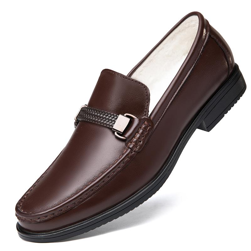 

Fashion Fashion Men Genuine Leather Shoes Flat Designer Hollow Out Walking Shoes Outdoor Breathable Formal Dress Shoes Business Loafers 38