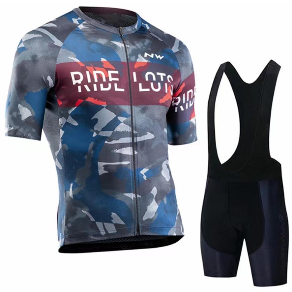 Short Sleeve Cycling Suit Road Mountain Riding Sportswear Breathable Cycling Equipment