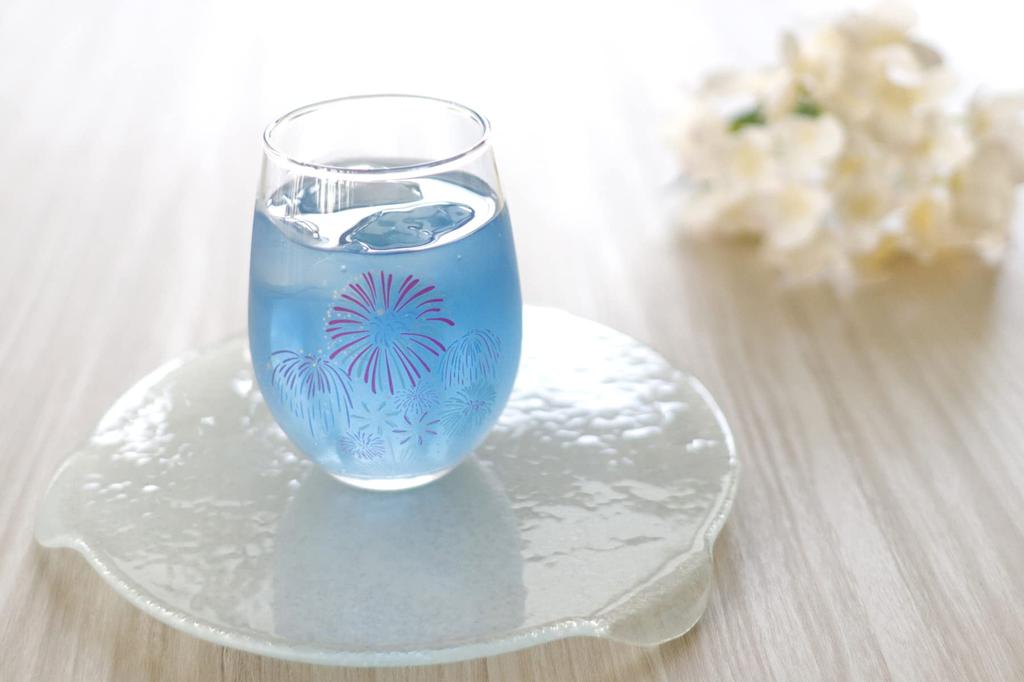 in Marumo Takagi Pottery Cool Fireworks Free Glass Pair Set Glass Pair Glass Fireworks Celebration Marriage Midyear Gift Gift Anniversary Change with