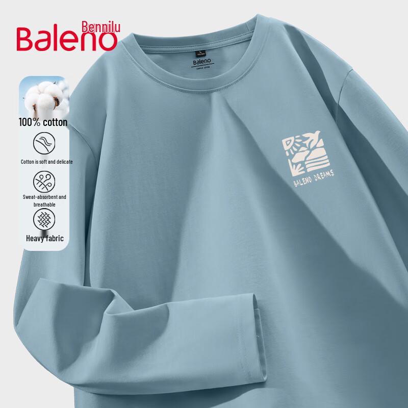 Baleno Men's Long Sleeve Crewneck T-Shirt