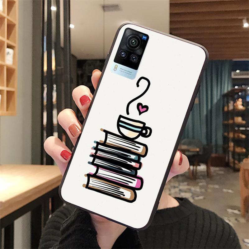 OK But First Coffee Girl Phone Case for VIVO V21E V21 V23 V23E V2109 Y53S Y33S Y55 Y76 Y31 Y21 Y72 Y01 Y21S Y11S