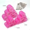28pcs/Set Hair Roller Sets Self Grip Hook Hair Curlers Heatless Roller Salon Dressing Curlers 3 Sizes Hair Rollers Hair Styling