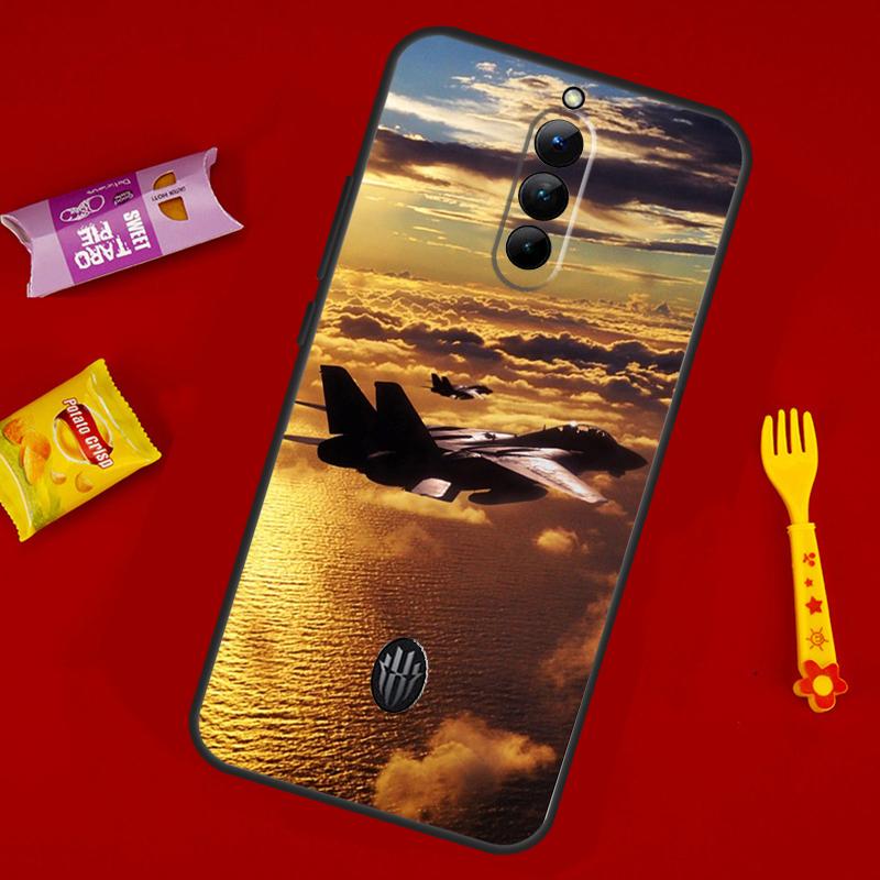 F14 Tomcat Fighter Case For ZTE Nubia Red Magic 10 Air 6 6S 7S For Red Magic 11 10 9 8 8S 9S 10S Pro Plus Cover