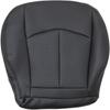GXARTS Driver Side Bottom Lower Replacement Perforated Leather Seat Cover Black Compatible with Mercedes Benz E63 E280 E300 E320 E350 E500 E550 2003