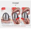 International Stainless Steel Apple Egg Timer - Mechanical Kitchen Countdown Reminder Gadget