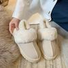 Cotton shoes women's thick-soled cotton mop bag head fleece warm fluff mop snow cotton winter new casual versatile comfortable tide
