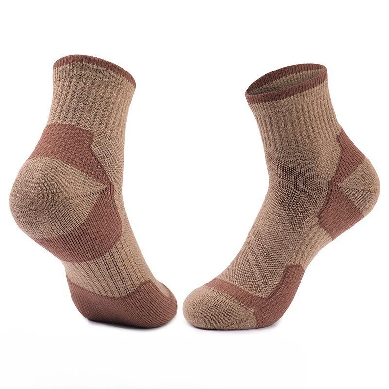 Men's Autumn and Winter Warm Hair Ring Thick Towel Bottom Sports Sweat Absorption Deodorizing Wool Tube Socks