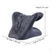 Neck and Shoulder Relaxer Sturdy Equipment Cervical Traction Stretcher Black