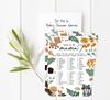 Inkdotpot 50 BabyA  AlphabetA  ABCA  GameA  Floral & Animals Baby Shower Game Gender Neutral Party