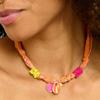 Love Heart Beach Ocean Series Necklace Flower Dopamine Necklace Vintage Cloth Chain Necklace  Male