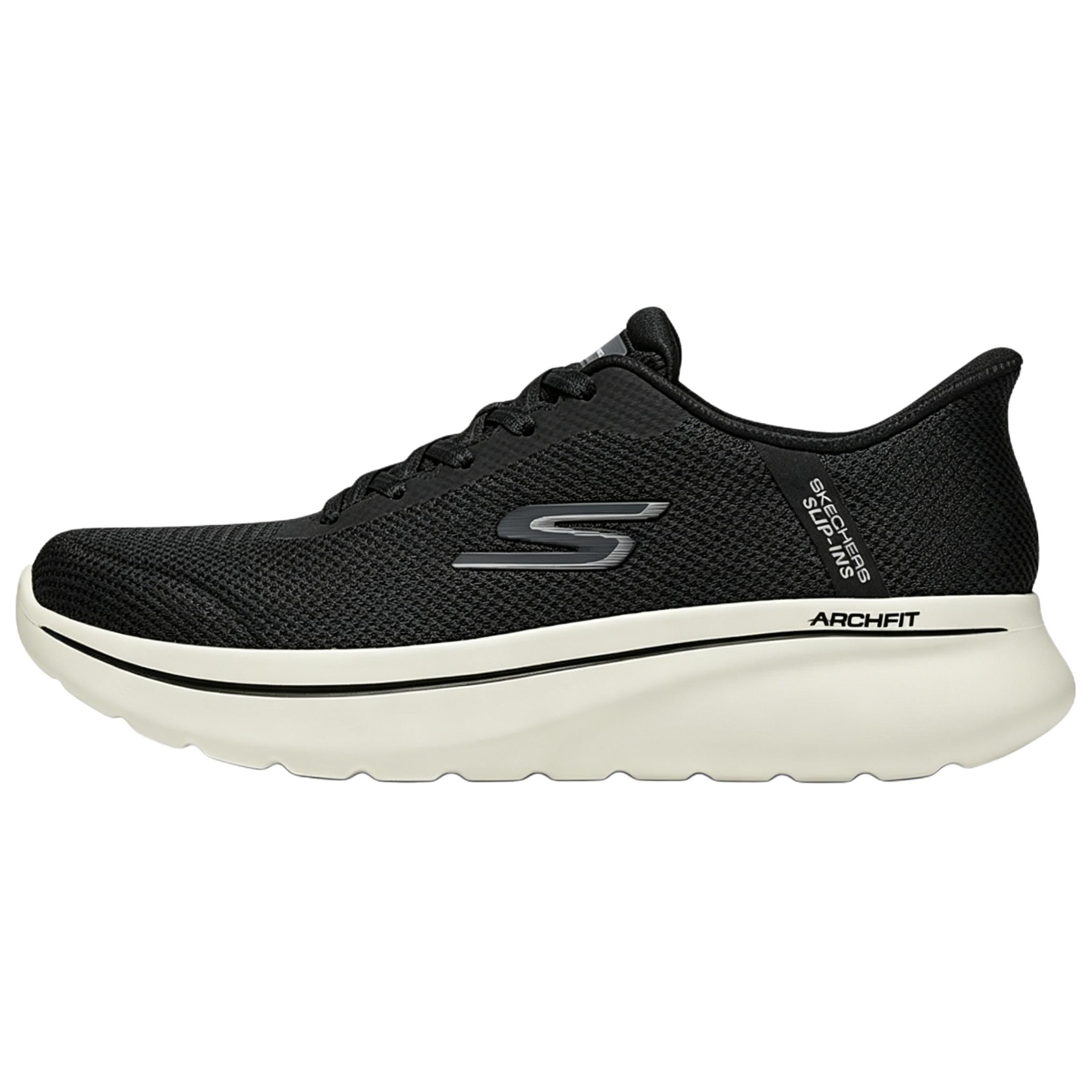 Skechers Arch Fit Mesh Comfortable Durable Low Top Casual Shoes Men sneakers Black 217080-BKW 39.5