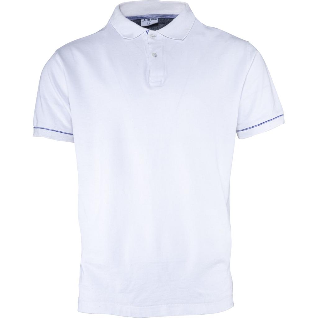 Polo Shirt, 220G/M2, White, "3Xl", Ce, Lahti