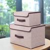 Large Foldable Non-Woven Fabric Storage Organizer Box for Toys and Clothes