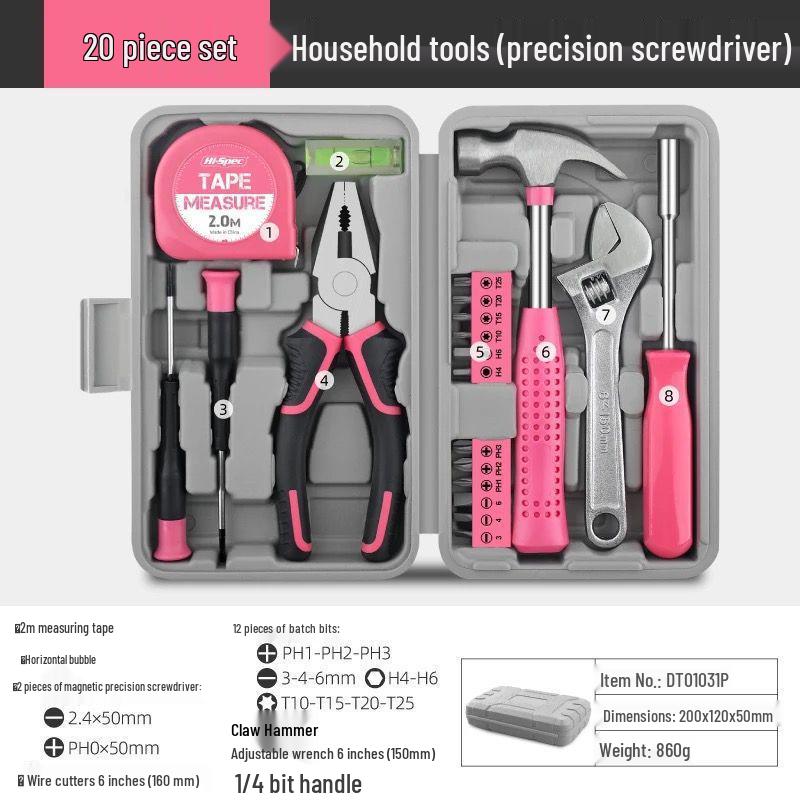Complete Home Repair Tool Set: Wrench, Screwdriver, Pliers, & More