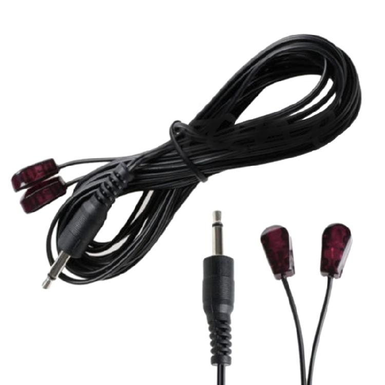 3.5mm Dual IR Infrared Remote Control Receiver Extension Cord Cable for Extender