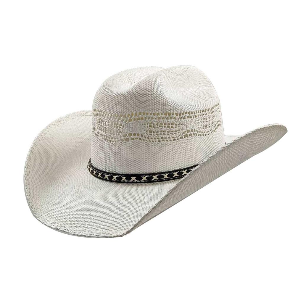 Western cowboy straw hat with large brim, hard straw hat, cowboy outdoor summer sun protection jazz hat sombrero vaquero hombre