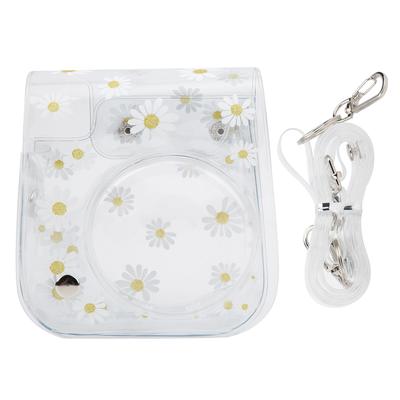 Transparent Small Camera Bag PVC Case with Shoulder Strap for Fujifilm Instax Mini 11/9/8