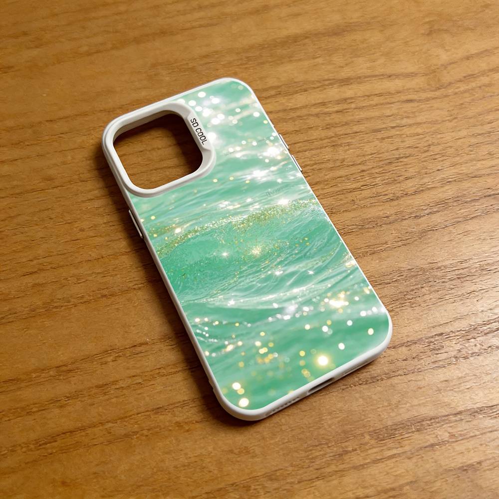 Dreamy Pastel Water Waves Phone Case for iPhone 17 16 Pro Plus X XS Max Air Mini 15 14 Soft Shockproof Cover