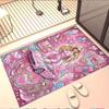 Barbie Print Rug, Washable Floor Carpet, For Entryway Dorm Laundry Room Office Study, Home Decor Birthday Christmas Gift