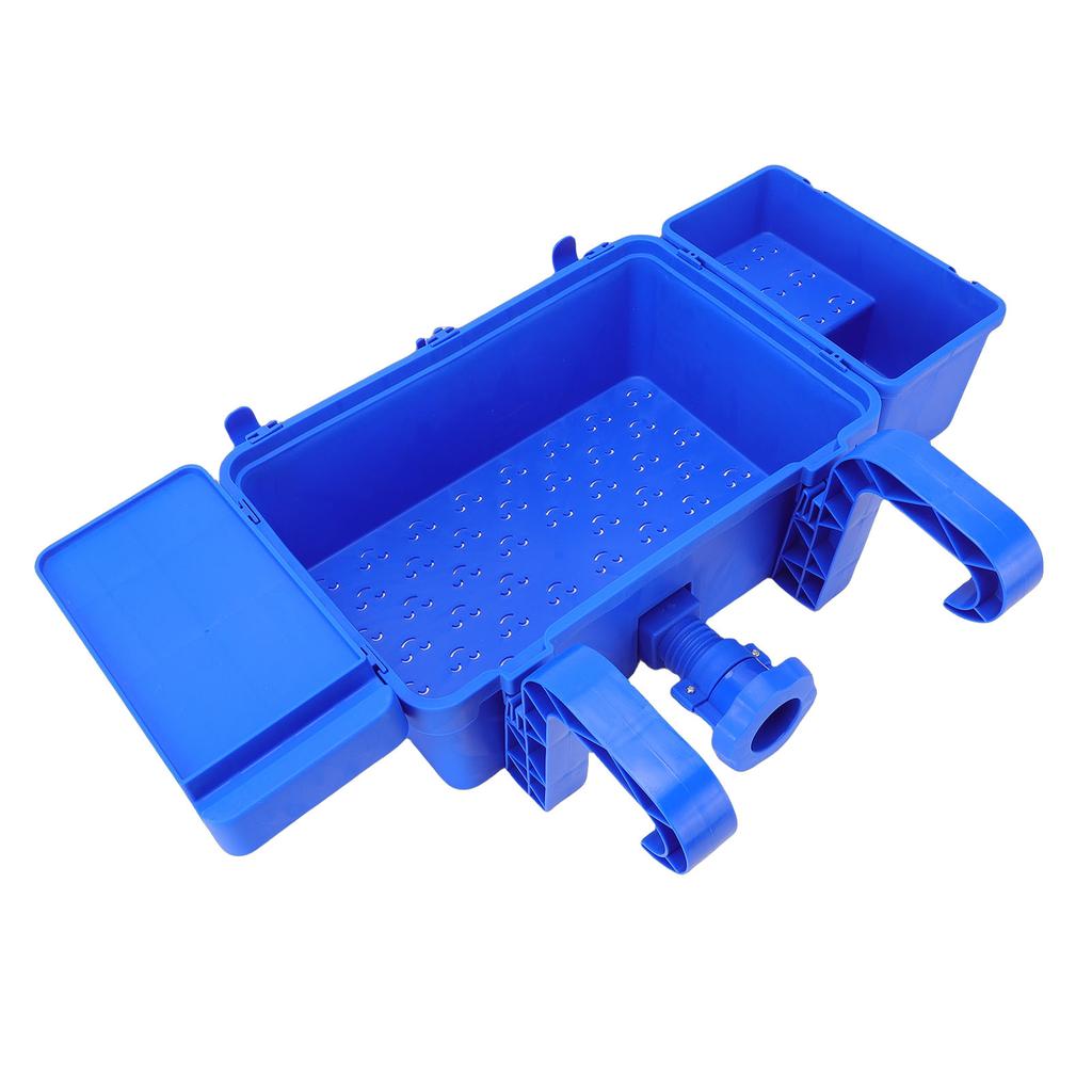 Poolside Storage Basket Detachable Swimming Pool Hanging Storage Basket Poolside for Towels Toys Drinks