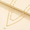 Trendy Japanese & Korean Multi-Layer Pearl Choker Necklace for Women