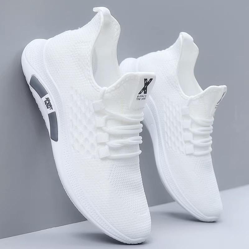 Geruchshemmende Herrenschuhe für Frühling und Sommer, atmungsaktive Sportschuhe, Lauf-Freizeitschuhe, leichte Netzschuhe 42 gray