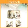 Butterfly Tower Bath Mat Set Polyester Non Slip Absorbent Rug For Bathroom Decor