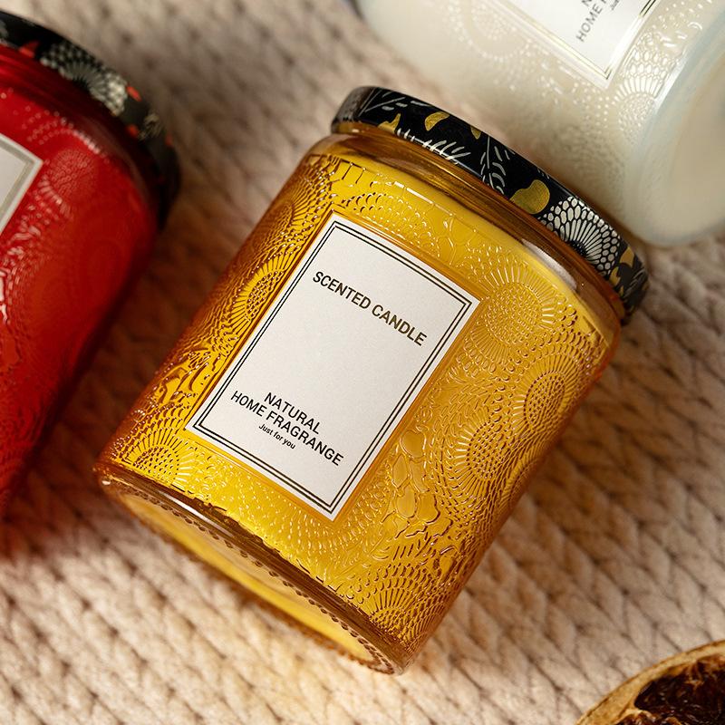 Embossed Scented Candles, Premium Gifts, Birthday Souvenirs, High-value Decorative Gift Ornaments