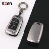 TPU Car Folding Key Case Cover Shell For Hyundai Elantra Solaris I30 I35 I40 IX35 Sonata Santa Fe Tucson Verna Celesta Accent