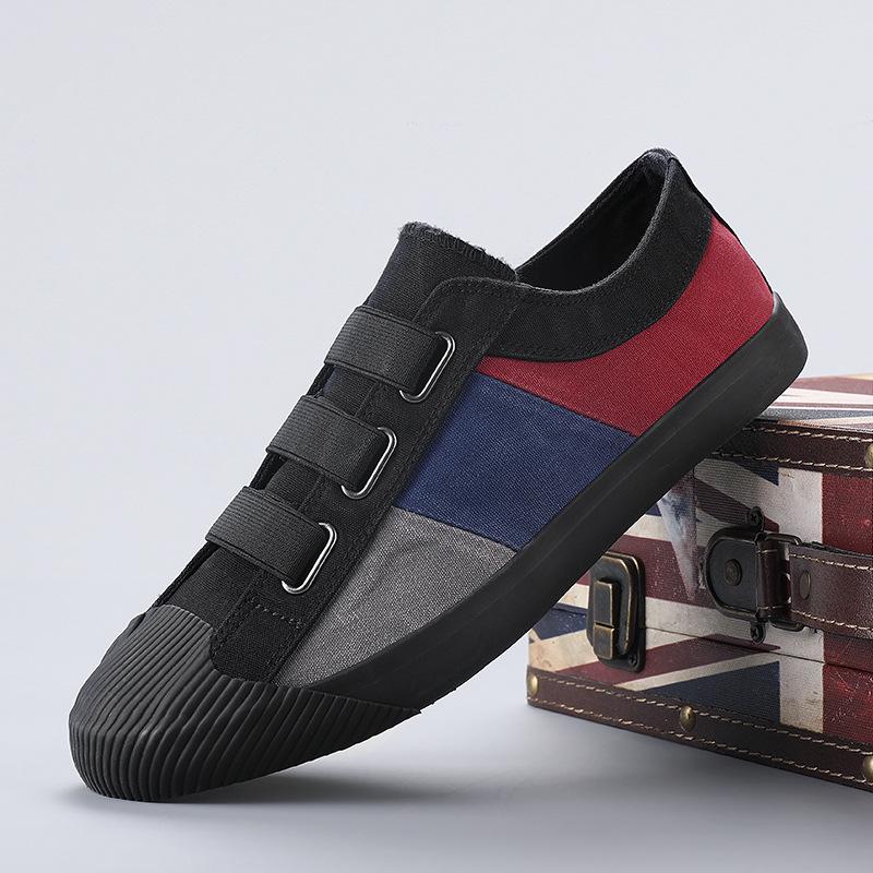 2026 Spring Men's Fashion Canvas Shoes: Korean Style Versatile Casual Breathable Skate Shoes