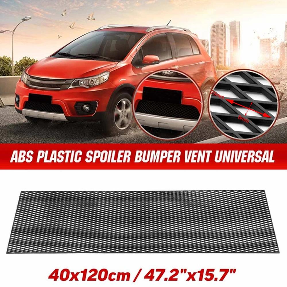 Racing Air Vent Mesh Grills Universal Fit for Car Cuttable Front Bumper Honey Comb Vent Grille Mesh Sheet 120x40cm ABS&Aluminium