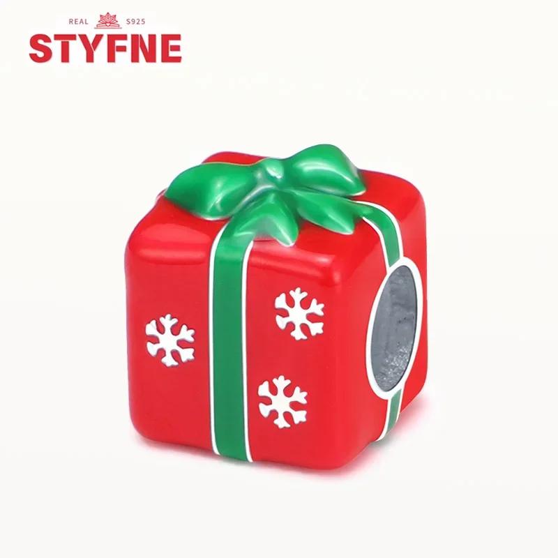 Copperchristmas Gifts Charms Snow Housebeads Christmas Collection Fit Original Bracelet Diy Jewelry Gifts For Women