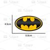 Universal 3D Chrome Metal Bat Symbol Emblem Car Styling Side Badge Tail Badge Auto Body Sticker Auto Exterior Accessories