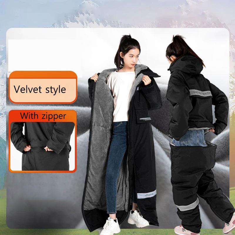 

Зимние теплые плюшевые лыжные рыболовные утепленные костюмы зимняя одежда для езды на мотоцикле утепленная одежда водонепроницаемые ветрозащитные цельные костюмы XXXL