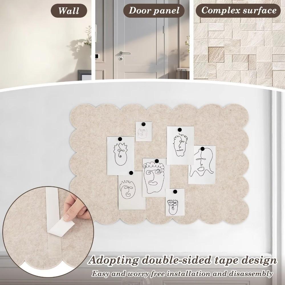 Felt pin Board Large Photo Display Board Ins Decorative Panel  For Office Home Classroom
