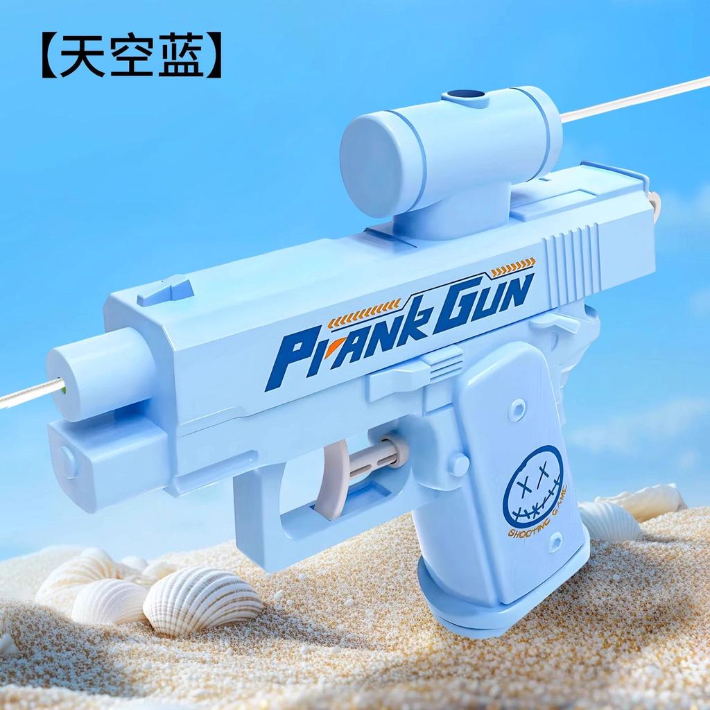 Funny Reverse Water Gun Prank Dual Nozzle Spray Toy Outdoor Play Sport Water Blaster For Water Fight Festival Birthday Play Gift