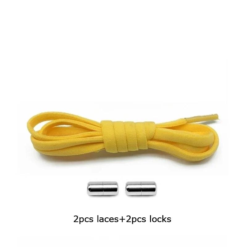 Kinder Kind Schnürsenkel ohne Binden Metallverschluss Elastische Schnürsenkel Turnschuhe Herren Freizeit Elastische Schnürsenkel Damen Schnürsenkel für Turnschuhe