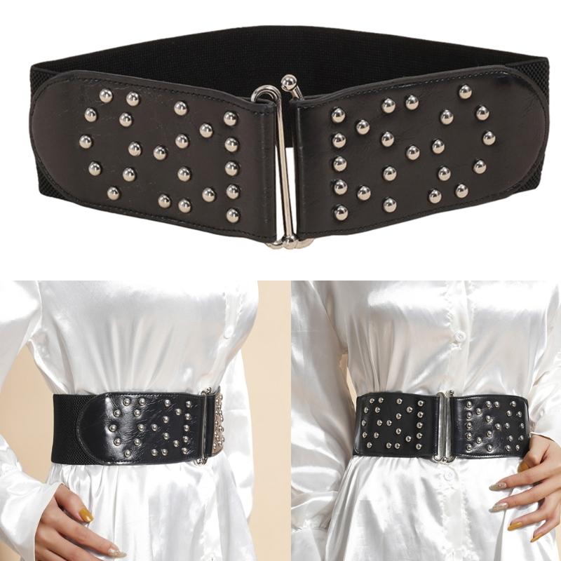 Women Shirt Wide Waist Belt Vintage Elegant Elastic Rope Universal Waist Belt Women Dress Shirt Wide Waist Seal Corset