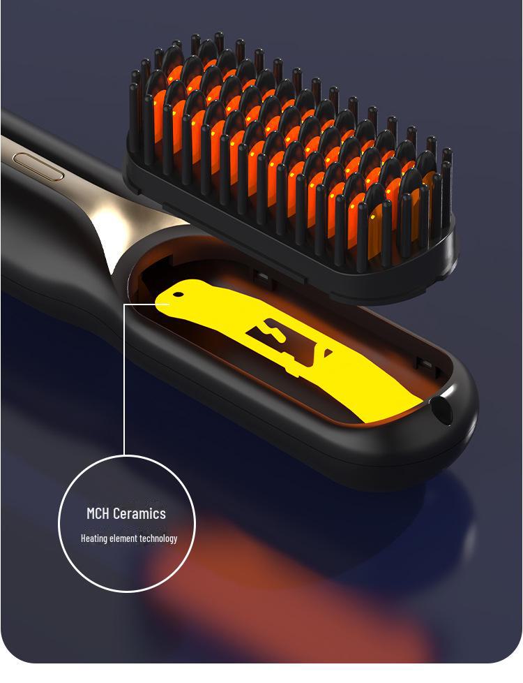 Dual-Purpose Ionic Hair Straightener & Curler - Gentle on Hair