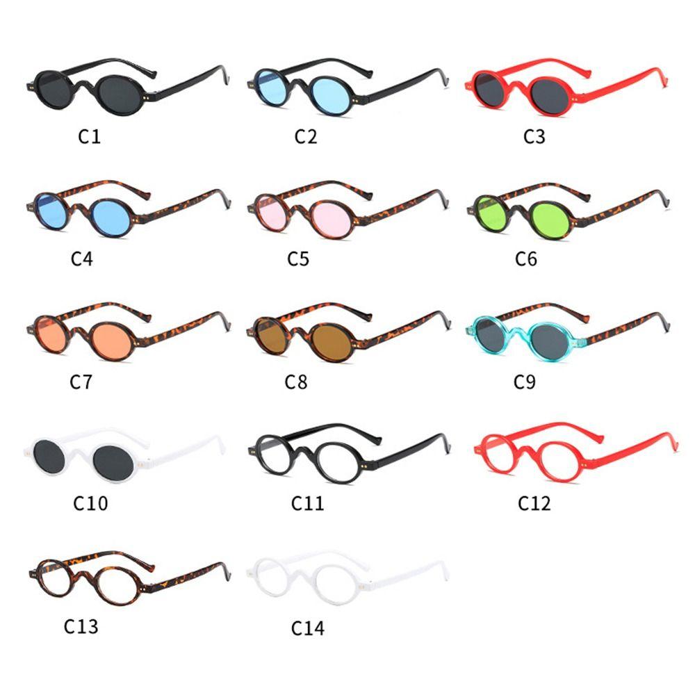 Travel Punk Shades Hip Hop Sun Glasses Small Frame Round Sunglasses Oval Sunglasses